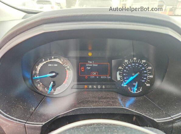 2FMPK3G93HBB08925 2017 FORD EDGE Gray Սարքավորումների վահանակի տեսք