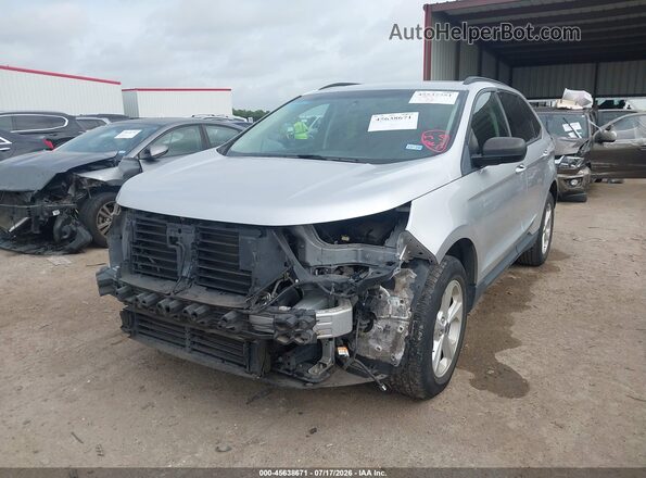 2FMPK3G93HBB42959 2017 FORD EDGE Silver წინა მარცხენა ხედი სამი მეოთხედიდან