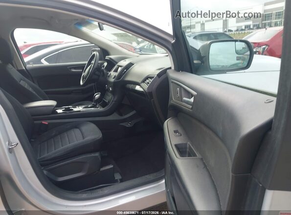 2FMPK3G93HBB42959 2017 FORD EDGE Silver წინა სალონის ხედი
