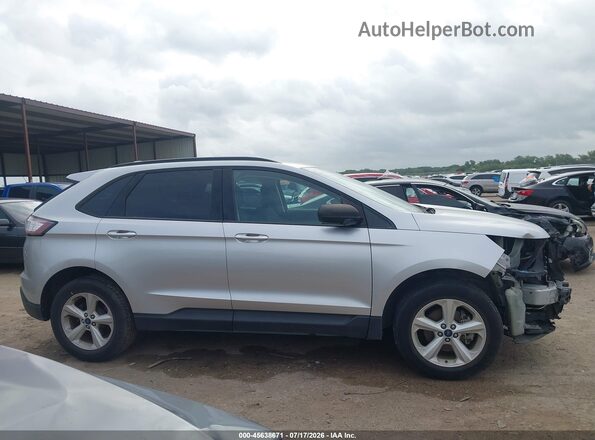 2FMPK3G93HBB42959 2017 FORD EDGE Silver ხელსაწყოთა პანელის ხედი