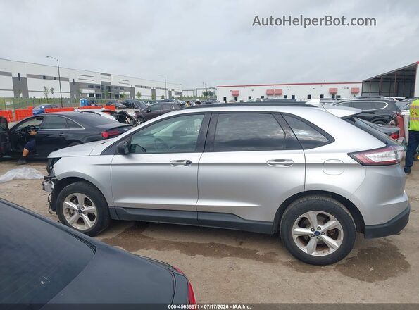 2FMPK3G93HBB42959 2017 FORD EDGE Silver უკანა სალონის ხედი