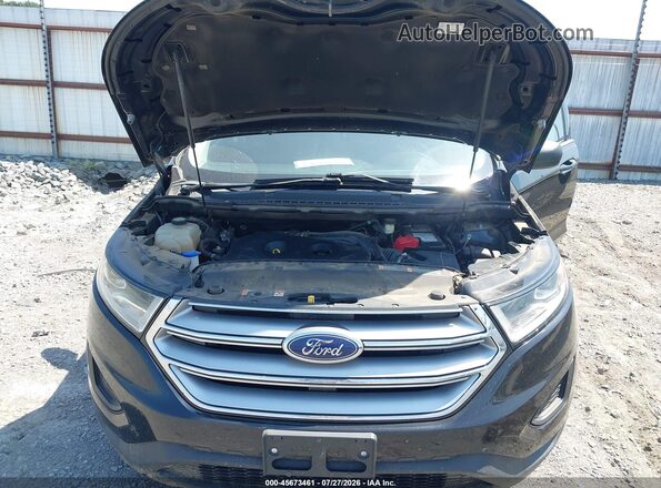 2FMPK3G93HBB56375 2017 FORD EDGE Black Հետևի տեսք