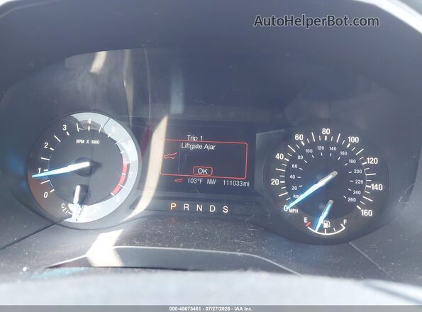 2FMPK3G93HBB56375 2017 FORD EDGE Black Հետևի նստատեղերի տեսք