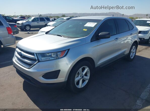 2FMPK3G93JBB39937 2018 FORD EDGE Silver Front left