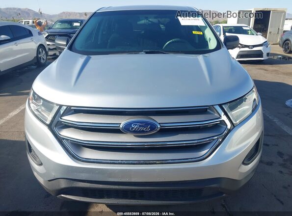 2FMPK3G93JBB39937 2018 FORD EDGE Silver Instrument cluster view