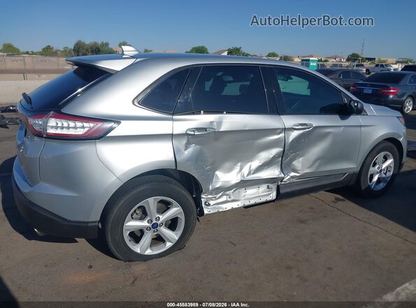 2FMPK3G93JBB39937 2018 FORD EDGE Silver Front view