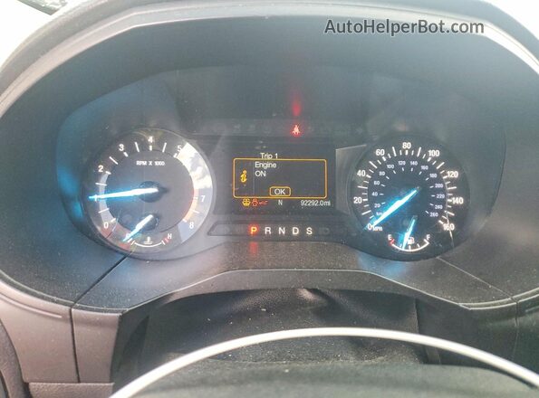 2FMPK3G93JBB99393 2018 FORD EDGE Blue Սարքավորումների վահանակի տեսք
