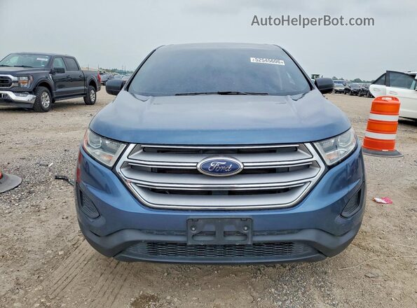 2FMPK3G93JBB99393 2018 FORD EDGE Blue Դիմացի տեսք
