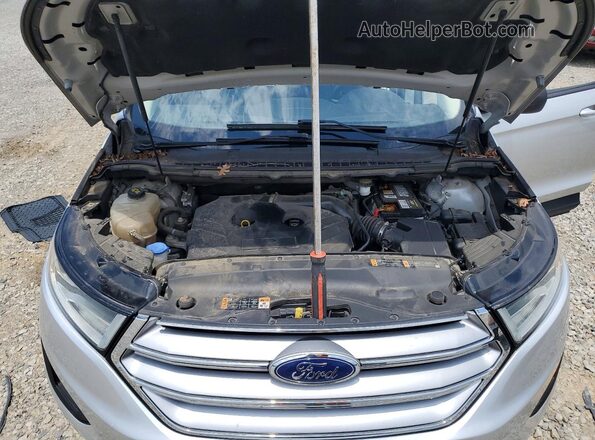 2FMPK3G93JBC58054 2018 FORD EDGE Silver ძრავის განყოფილების ხედი