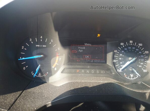 2FMPK3G93KBC05355 2019 FORD EDGE White Vista del cuadro de instrumentos