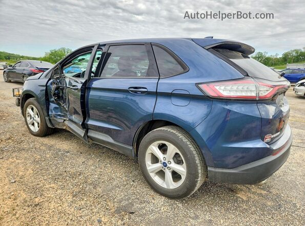 2FMPK3G94HBC32542 2017 FORD EDGE Blue Հետևի ձախ