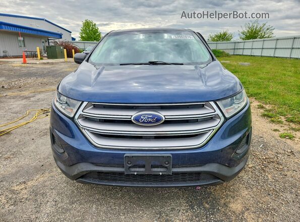 2FMPK3G94HBC32542 2017 FORD EDGE Blue Դիմացի տեսք