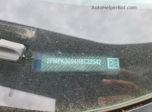 2FMPK3G94HBC32542 2017 FORD EDGE Blue VIN կոդի պիտակի տեսք
