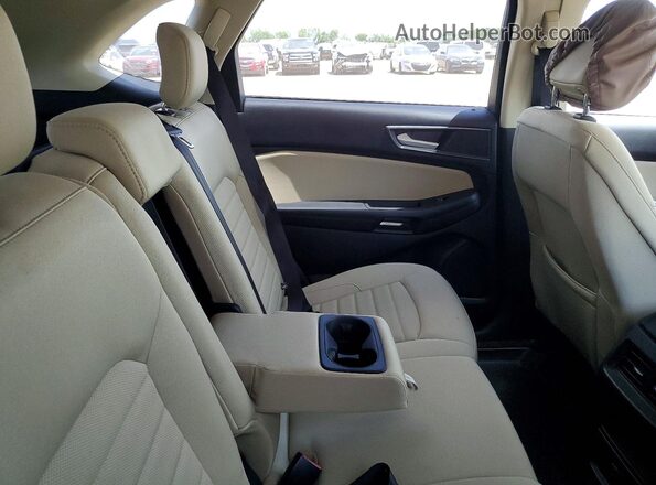 2FMPK3G94LBA26470 2020 FORD EDGE Silver უკანა სავარძლების ხედი