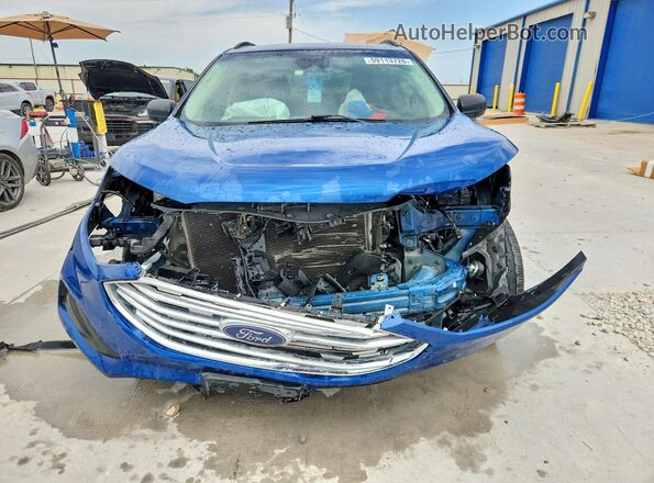2FMPK3G94LBA93635 2020 FORD EDGE Blue Front view