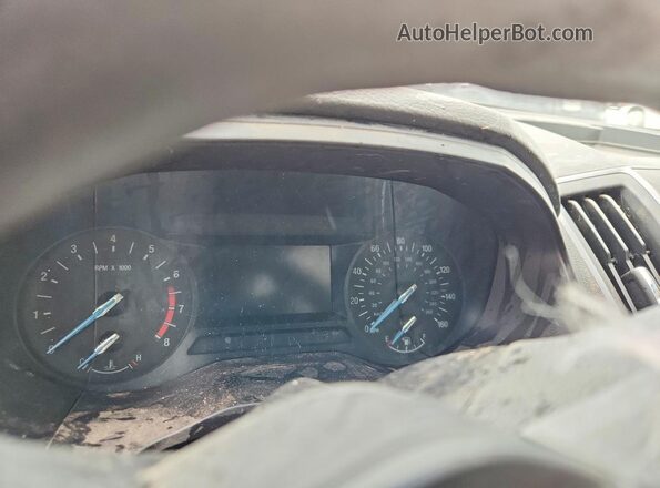 2FMPK3G94LBA93635 2020 FORD EDGE Blue Instrument cluster view