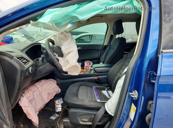 2FMPK3G94LBA93635 2020 FORD EDGE Blue Front interior view