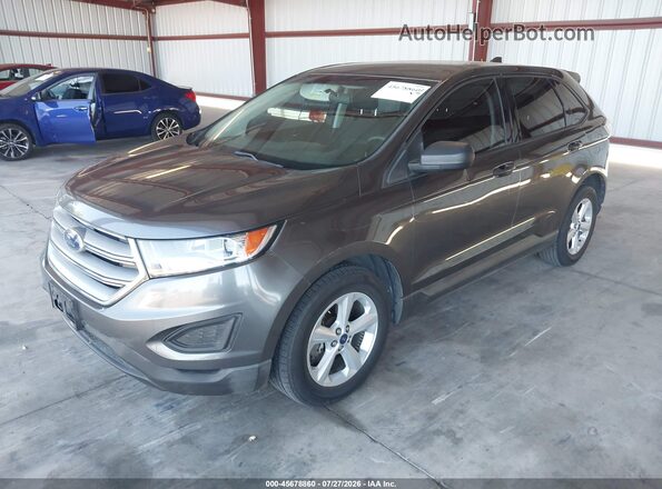 2FMPK3G95GBC37974 2016 FORD EDGE Gray Front left
