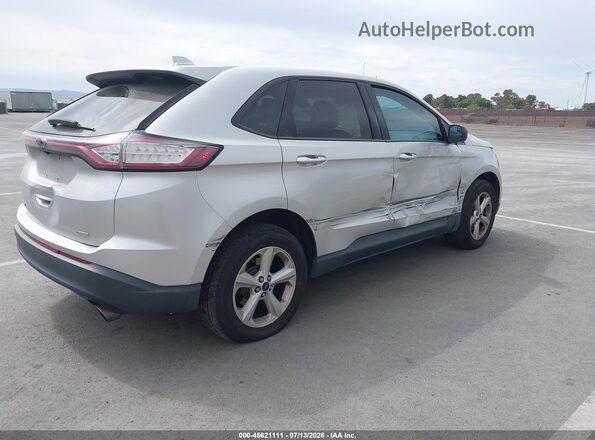 2FMPK3G95HBB11406 2017 FORD EDGE Silver Задня права чверть