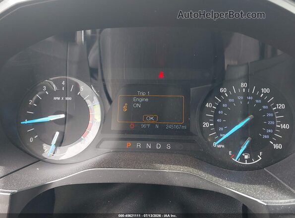 2FMPK3G95HBB11406 2017 FORD EDGE Silver Вид задніх сидінь