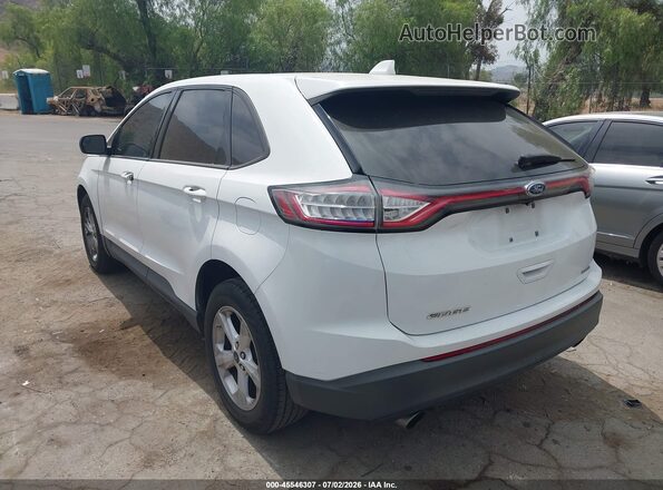 2FMPK3G95HBB82282 2017 FORD EDGE White Rear left