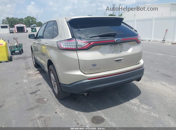 2FMPK3G95JBB23318 2018 FORD EDGE Gold Rear left