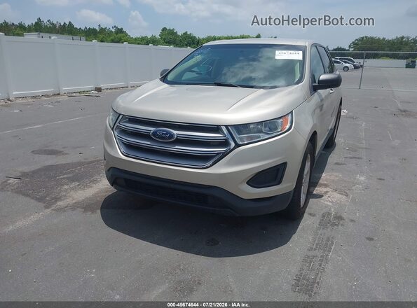2FMPK3G95JBB23318 2018 FORD EDGE Gold Front left