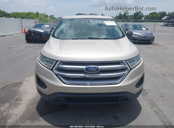 2FMPK3G95JBB23318 2018 FORD EDGE Gold Instrument cluster view