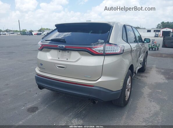 2FMPK3G95JBB23318 2018 FORD EDGE Gold Rear right
