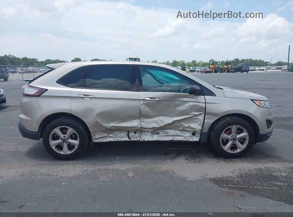 2FMPK3G95JBB23318 2018 FORD EDGE Gold Rear interior view