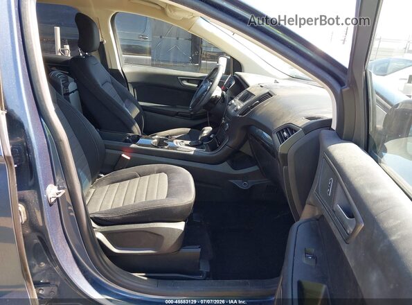 2FMPK3G95JBB73023 2018 FORD EDGE Blue Вид салону спереду