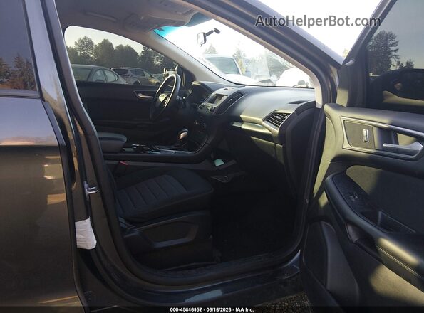 2FMPK3G96JBB45473 2018 FORD EDGE Gray Вид салону спереду