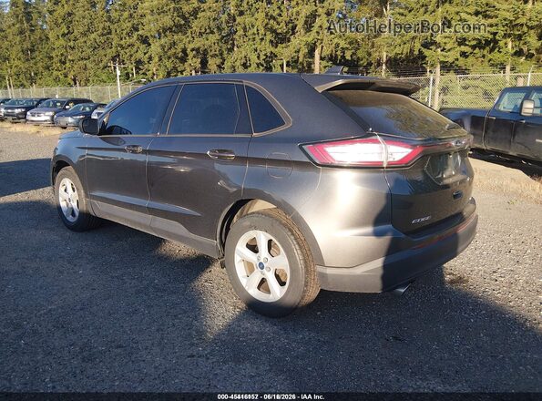 2FMPK3G96JBB45473 2018 FORD EDGE Gray Задня ліва чверть