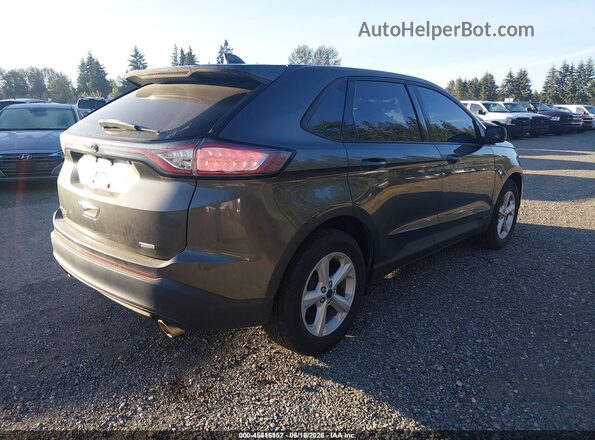2FMPK3G96JBB45473 2018 FORD EDGE Gray Задня права чверть