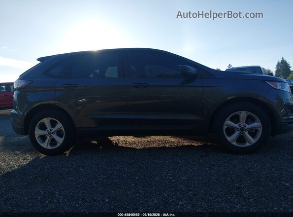 2FMPK3G96JBB45473 2018 FORD EDGE Gray Вид задньої частини салону
