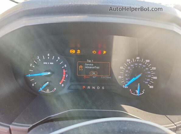 2FMPK3G96KBB32255 2019 FORD EDGE Gray Սարքավորումների վահանակի տեսք