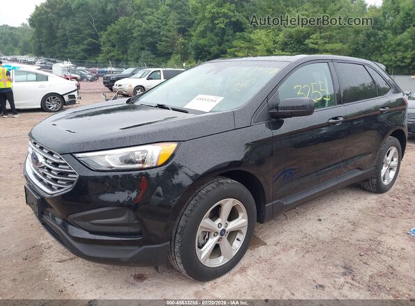 2FMPK3G96KBC50452 2019 FORD EDGE Черный Передняя левая четверть