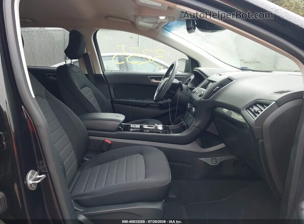 2FMPK3G96KBC50452 2019 FORD EDGE Черный Вид салона спереди