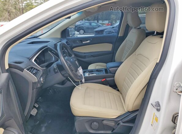 2FMPK3G96MBA15648 2021 FORD EDGE White Widok wnętrza z przodu