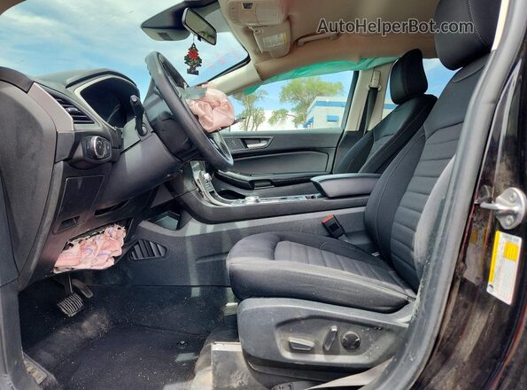 2FMPK3G96MBA22602 2021 FORD EDGE Black წინა სალონის ხედი