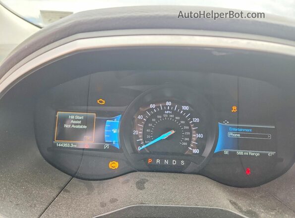 2FMPK3G96MBA62968 2021 FORD EDGE Gray Vista del cuadro de instrumentos