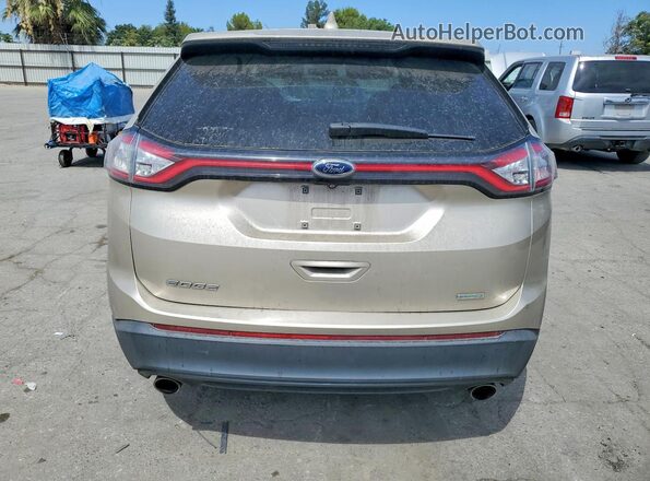 2FMPK3G97HBC55474 2017 FORD EDGE Gold Հետևի տեսք