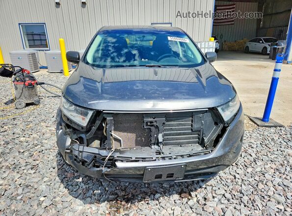 2FMPK3G97JBB70981 2018 FORD EDGE Серый Вид спереди