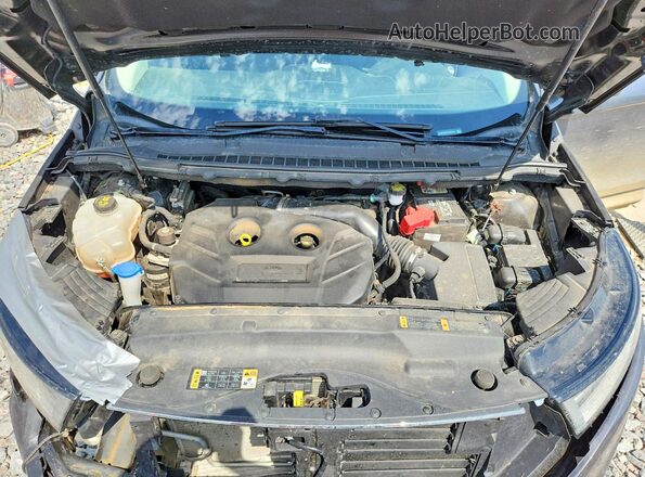 2FMPK3G97JBB70981 2018 FORD EDGE Серый Вид задней части салона