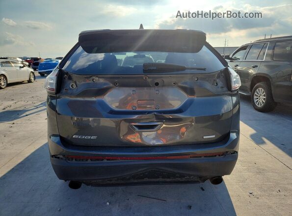 2FMPK3G97JBB79101 2018 FORD EDGE Gray Вид ззаду
