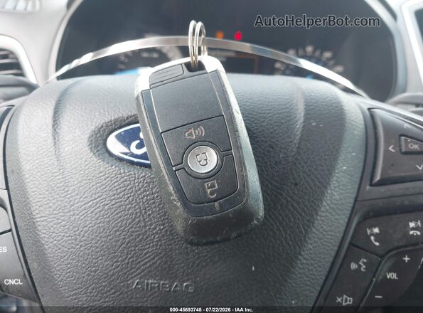 2FMPK3G97JBC61491 2018 FORD EDGE Blue წინა პანელის ხედი