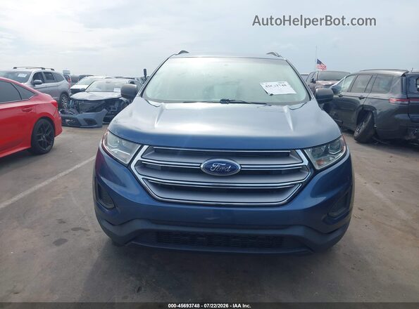 2FMPK3G97JBC61491 2018 FORD EDGE Blue უკანა სალონის ხედი
