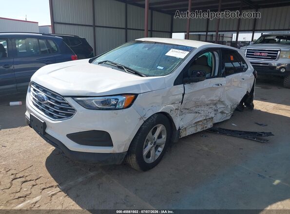 2FMPK3G97KBB79102 2019 FORD EDGE White Առջևի ձախ երեք քառորդ տեսարան