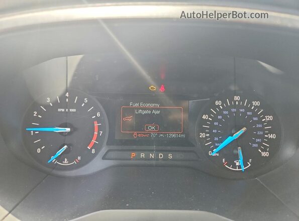 2FMPK3G97LBB59482 2020 FORD EDGE Gray ხელსაწყოთა პანელის ხედი