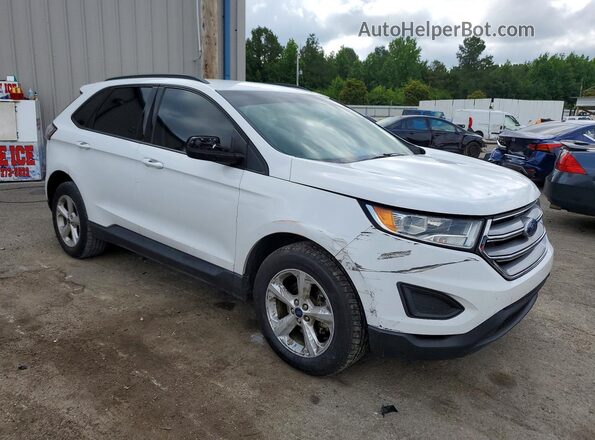 2FMPK3G98HBC40840 2017 FORD EDGE Белый Передняя правая четверть
